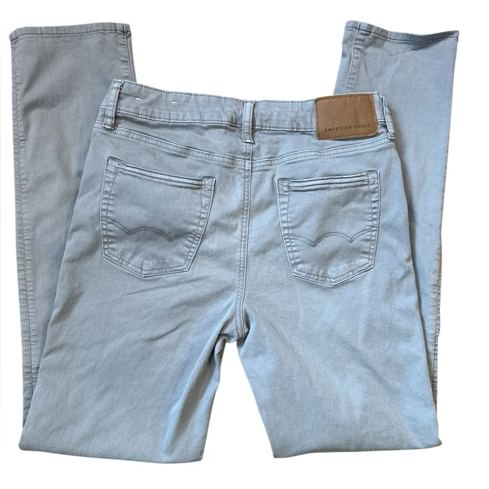 Men's AMERICAN EAGLE GRAY Jeans skinny FLEX PANTS JEANS 30 x34